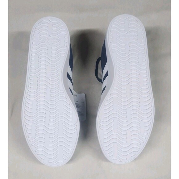 adidas VL Court 3.0 Navy Blue/White Suede Low Men\'s Size 10.5 ID6275 New In Box main image 5